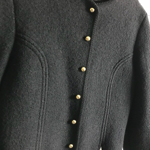 Geiger Black Wool Vintage Jacket - Picture 7 of 7